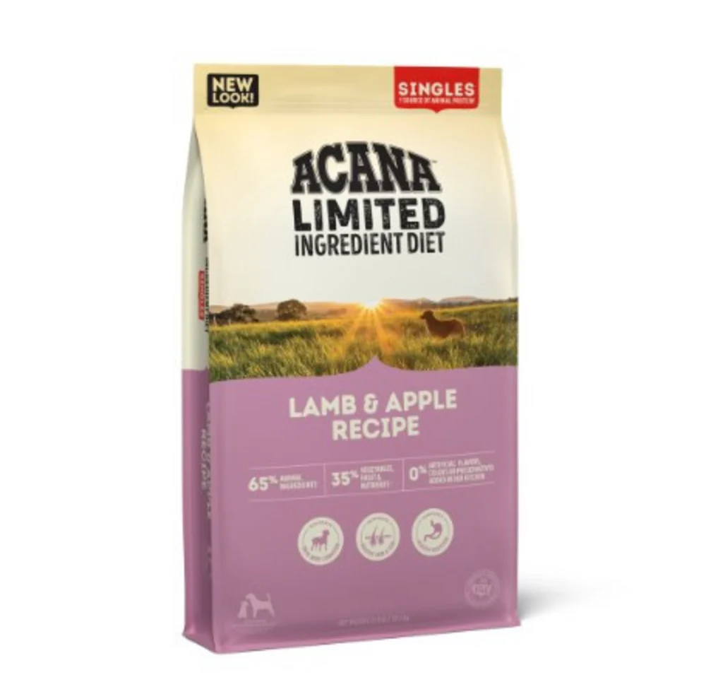 ACANA Singles, Lamb & Apple Recipe, Limited Ingredient Diet Dry Dog Food - Image 2