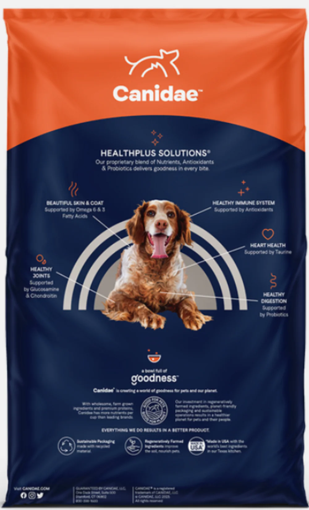 Canidae Pure Goodness SENIOR Real Chicken, Sweet Potato & Garbanzo Bean Recipe Dry Dog Food - Image 2