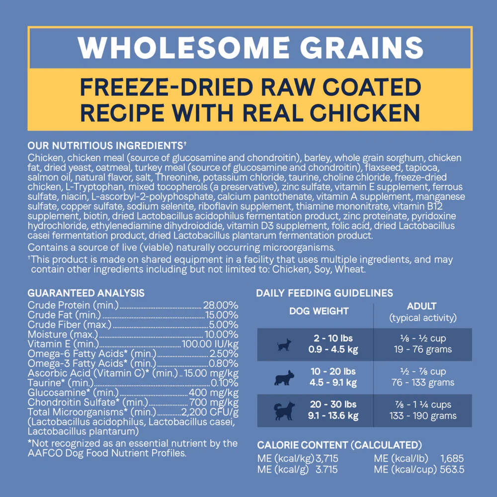 Canidae Pure Petite Premium Recipe with Chicken and Wholesome Grains Dry Dog Food - Image 7