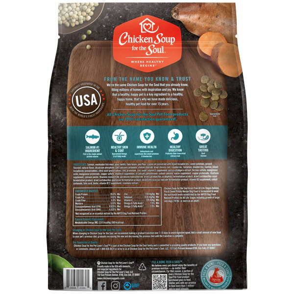 Chicken Soup For The Soul Grain Free Salmon and Sweet Potato Dry Dog Food - Image 2