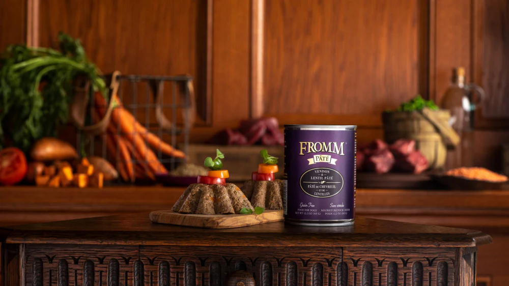 Fromm Venison & Lentil Pate Grain Free Canned Dog Food - Image 2