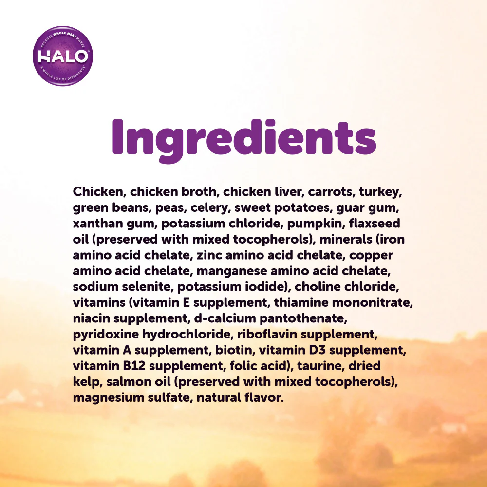 Halo Holistic Grain Free Adult Chicken Stew Canned Cat Food - Image 5