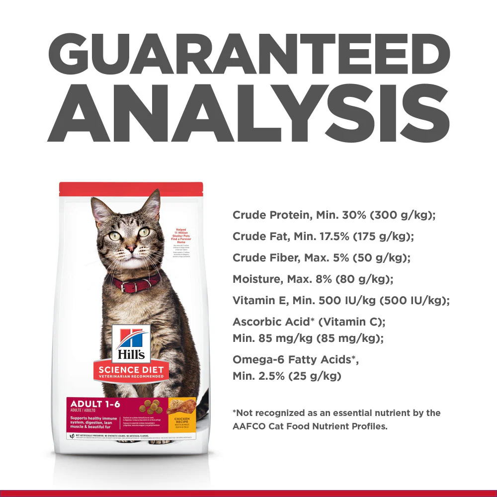 Hill's Science Diet Adult Chicken Recipe Dry Cat Food - Image 9