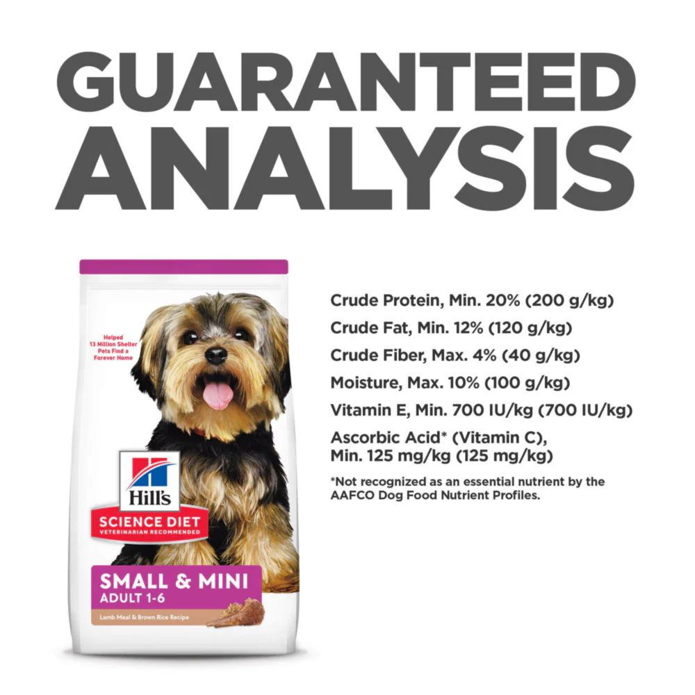 Hill's Science Diet Adult SM Paws Lamb Meal & Brown Rice Recipe Dry Dog Food - Image 9