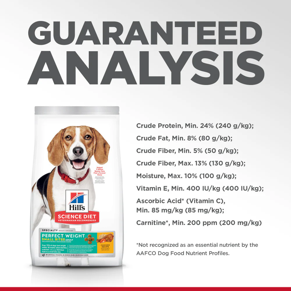 Hill's Science Diet Adult Perfect Weight SM Bites Dry Dog Food - Image 6