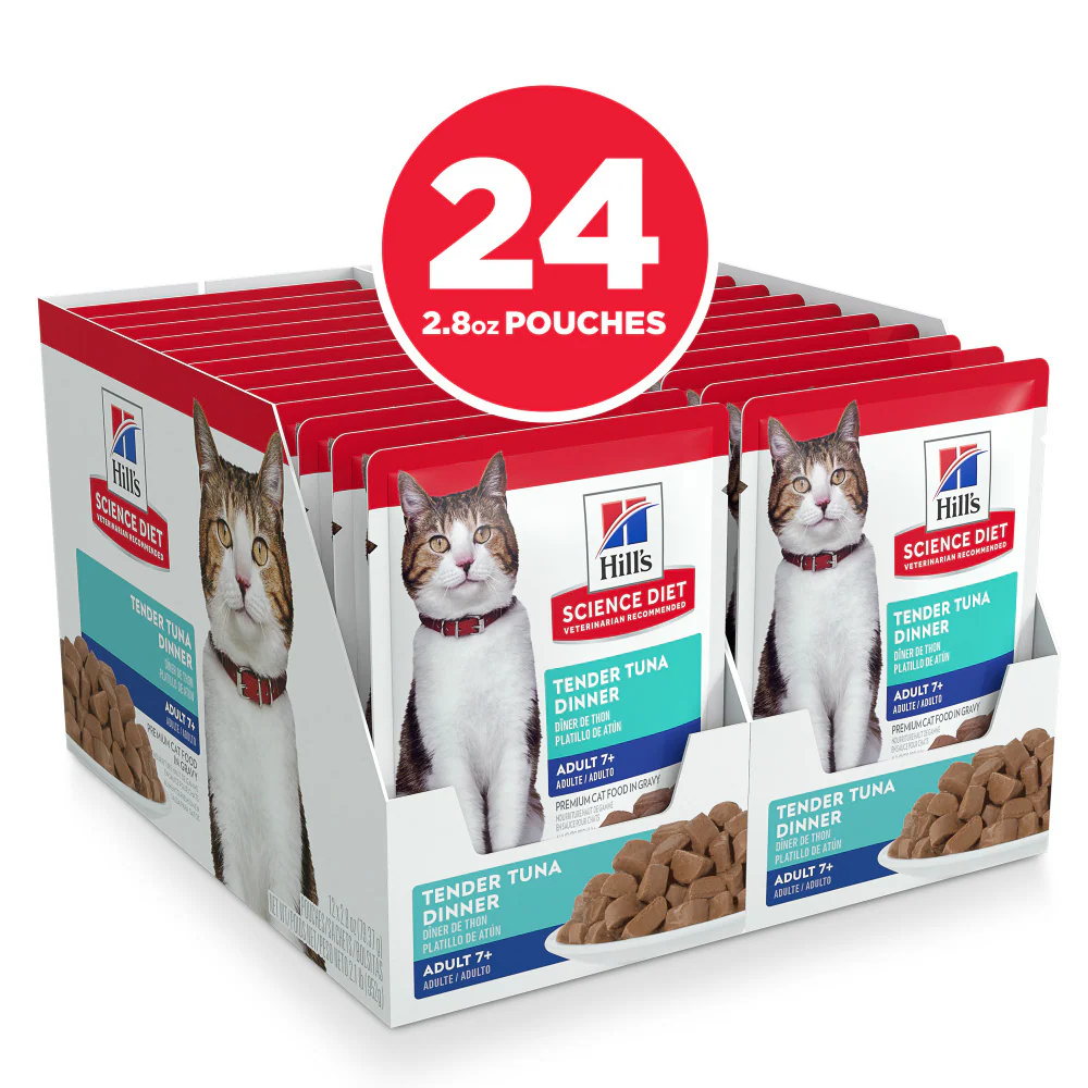Hill's Science Diet Senior 7+ Tender Tuna Dinner Wet Cat Food - Image 9