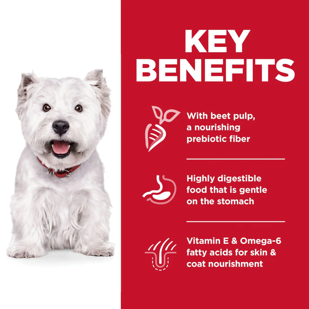 Hill's Science Diet Sensitive Stomach & Skin Adult SM Bites Chicken Recipe Dry Dog Food - Image 3