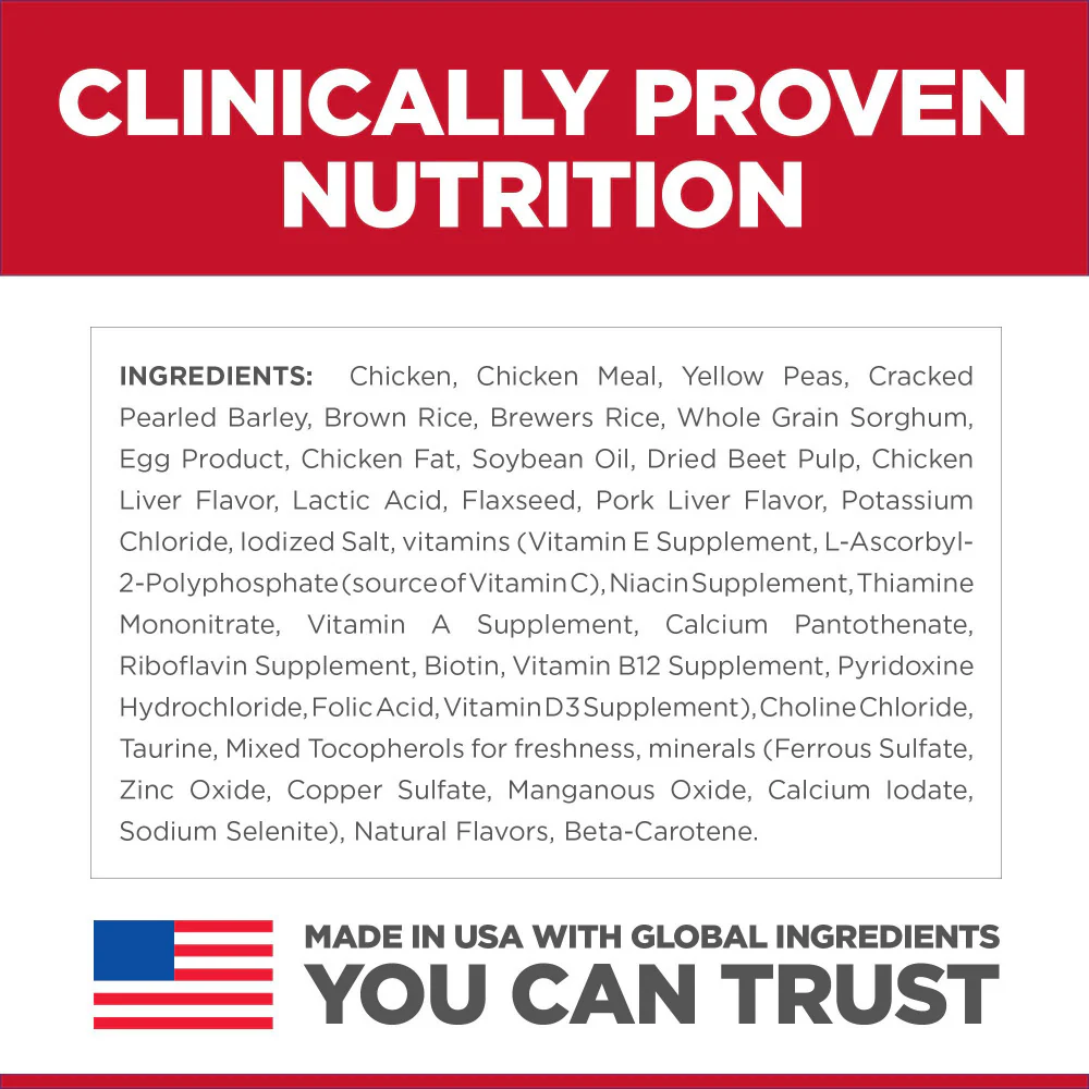 Hill's Science Diet Sensitive Stomach & Skin Adult SM Bites Chicken Recipe Dry Dog Food - Image 7