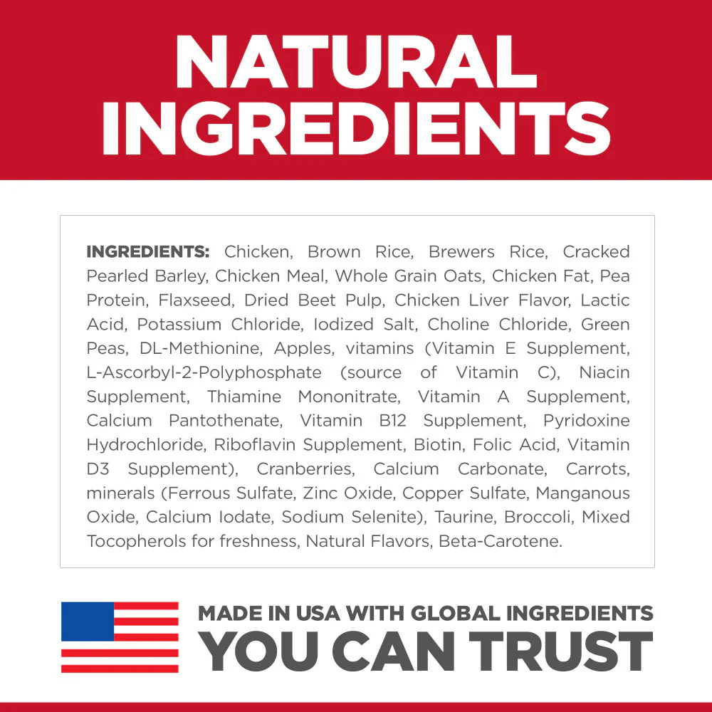 Hill's Science Diet Adult SM Bites No Corn, Wheat, or Soy Chicken & Brown Rice Recipe Dry Dog Food - Image 6