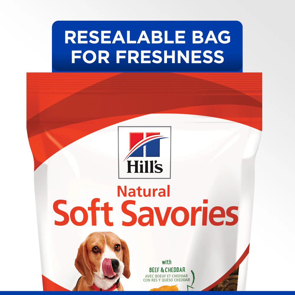 Hill's Science Diet Soft Savories Beef & Cheddar Dog Treats - Image 4