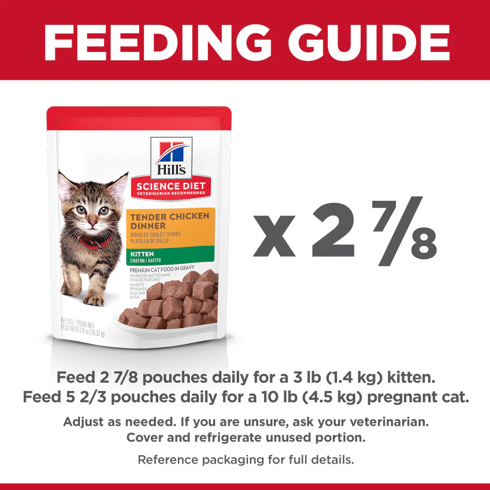 Hill's Science Diet Tender Chicken Dinner Kitten Wet Cat Food - Image 2
