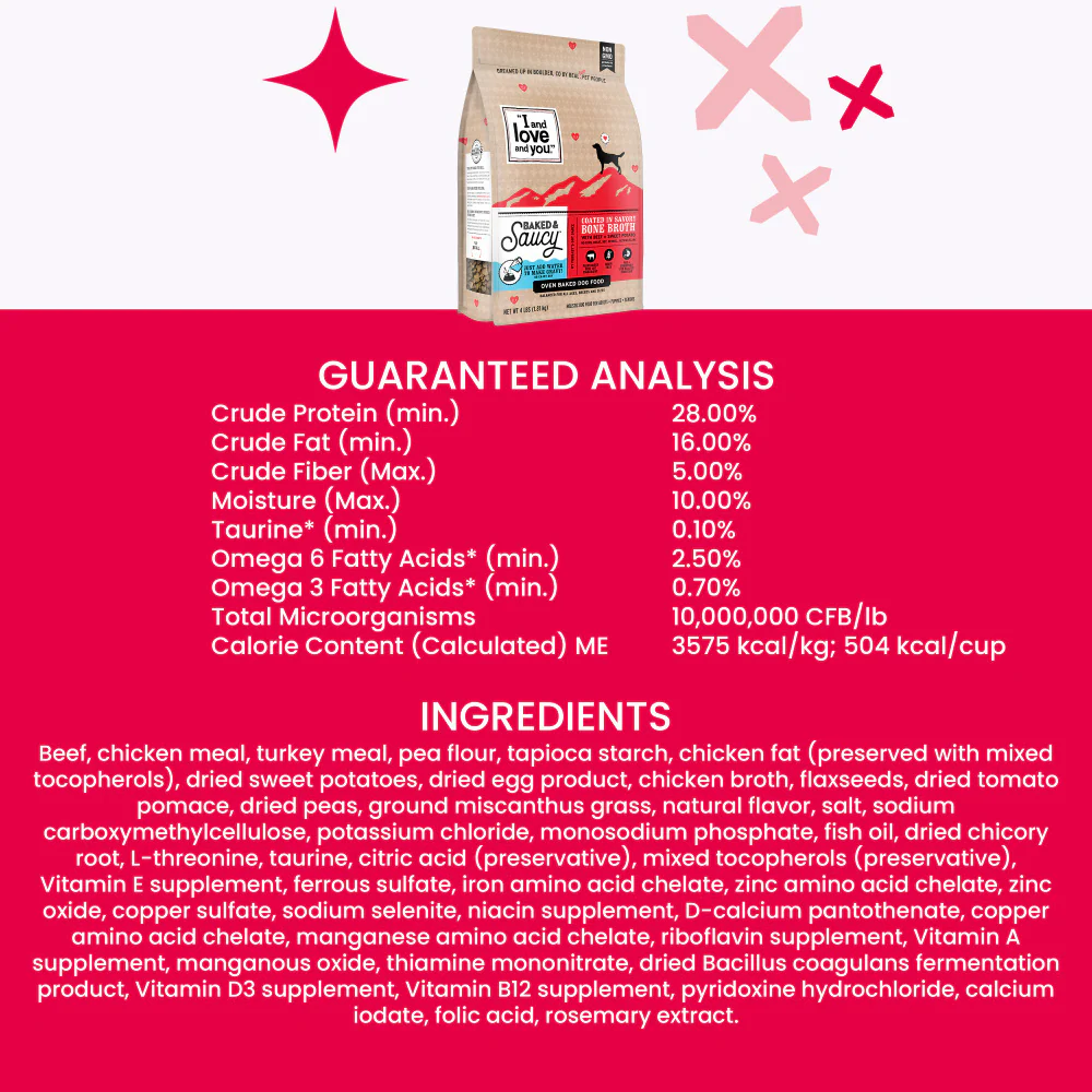 I and Love and You Baked & Saucy Beef & Sweet Potato Dry Dog Food - Image 7