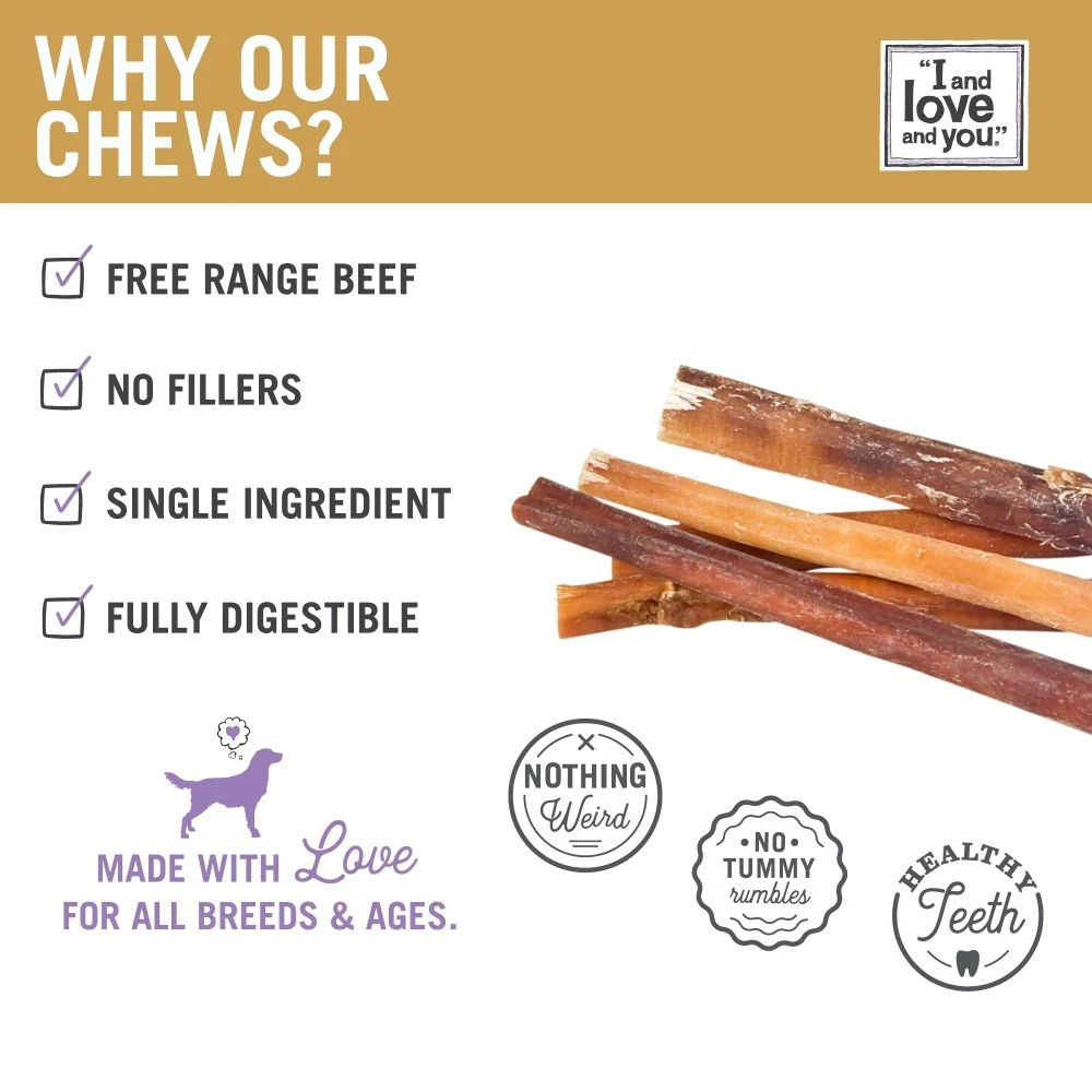 I and Love and You Free Grain Free Ranger Bully Stix Dog Treats - Image 3