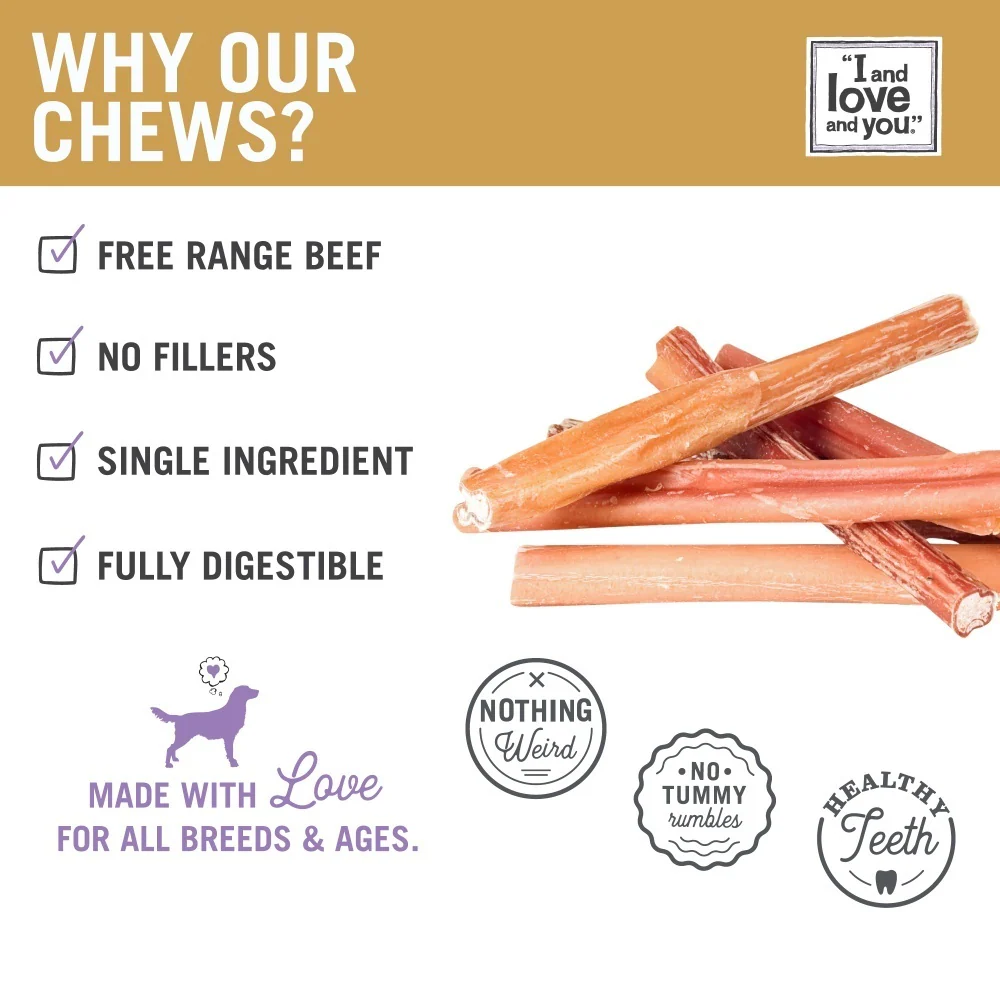 I and Love and You Free Grain Free Ranger Bully Stix Dog Treats - Image 6