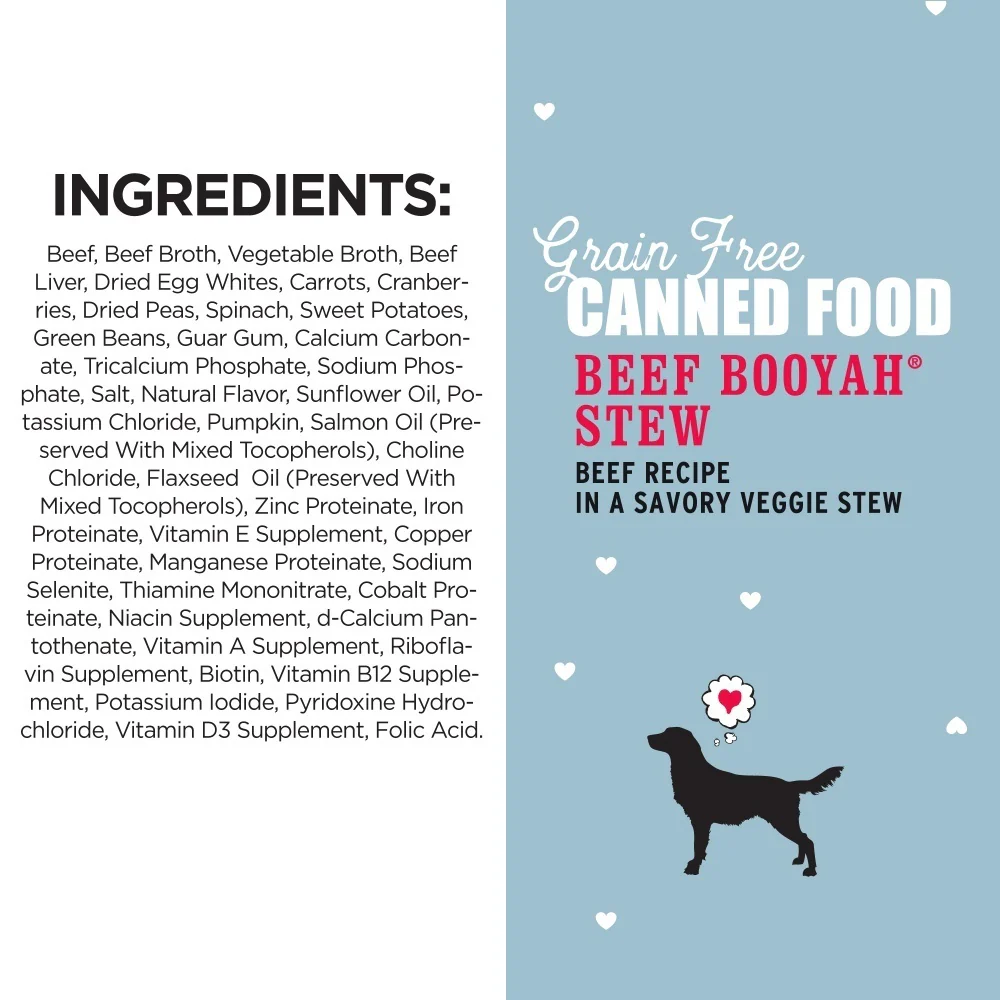 I and Love and You Grain Free Beef Booyah Stew Canned Dog Food - Image 4