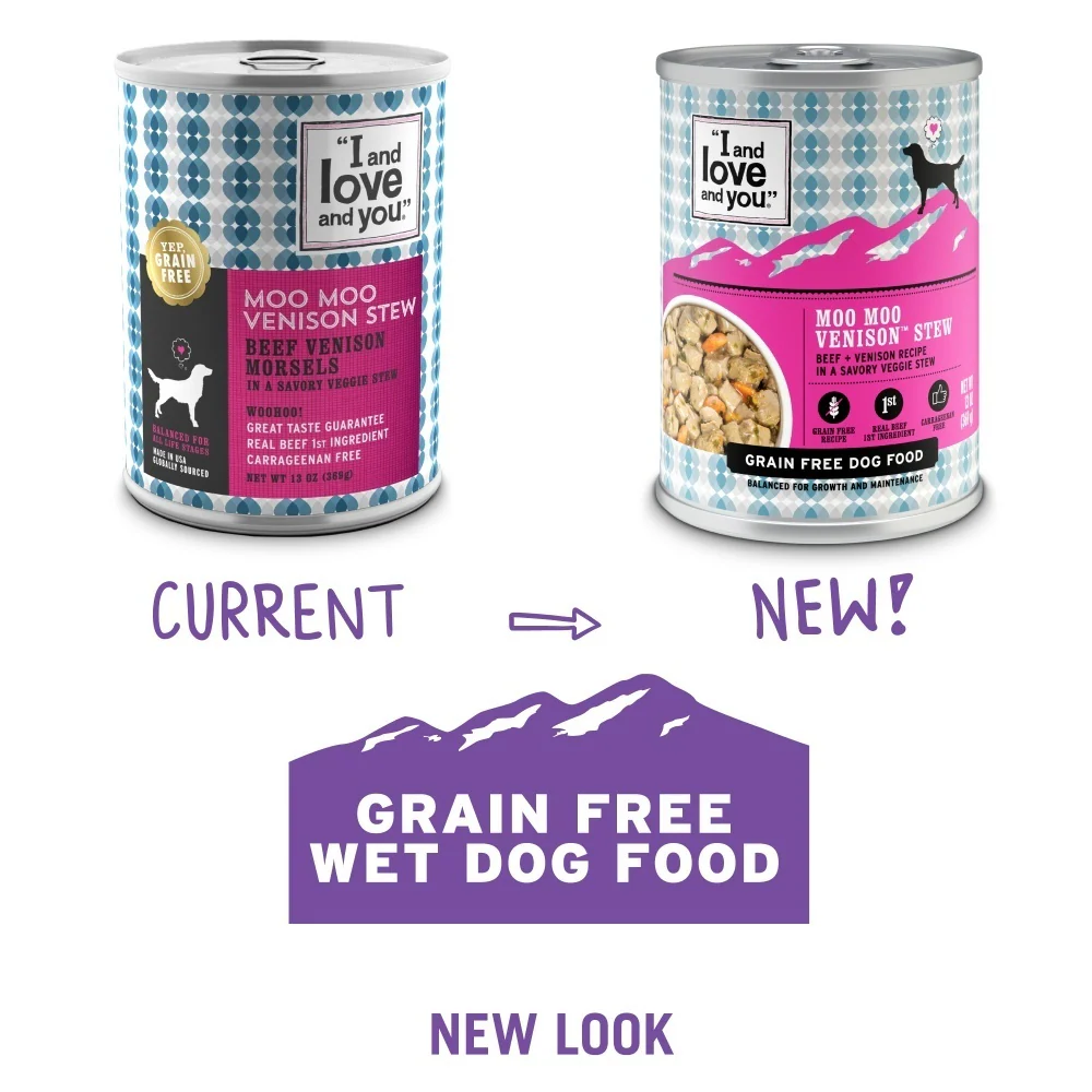 I And Love And You Grain Free Moo Moo Venison Stew Canned Dog Food - Image 4