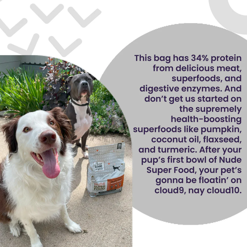 I and Love and You Grain Free Nude Super Food Red Meat Medley Dry Dog Food - Image 2