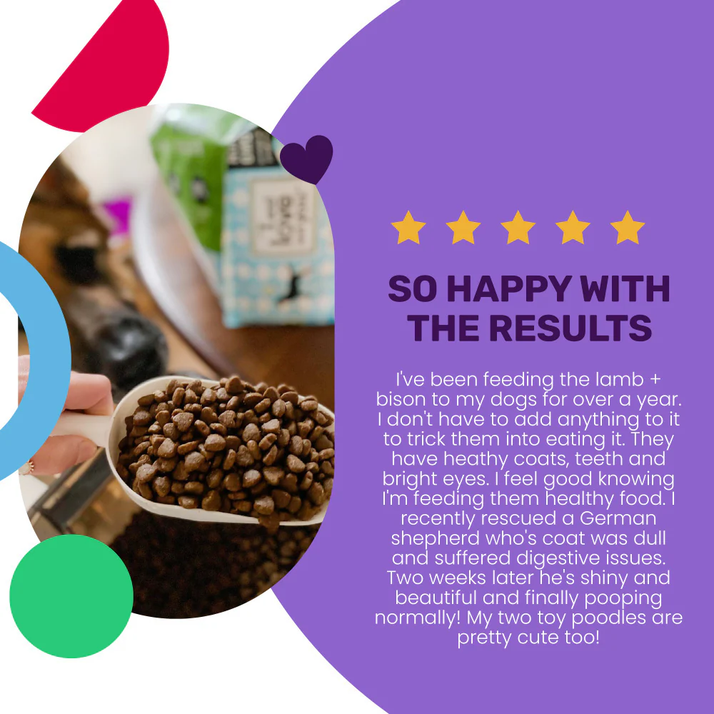 I and Love and You Naked Essentials Grain Free Lamb & Bison Dry Dog Food - Image 4