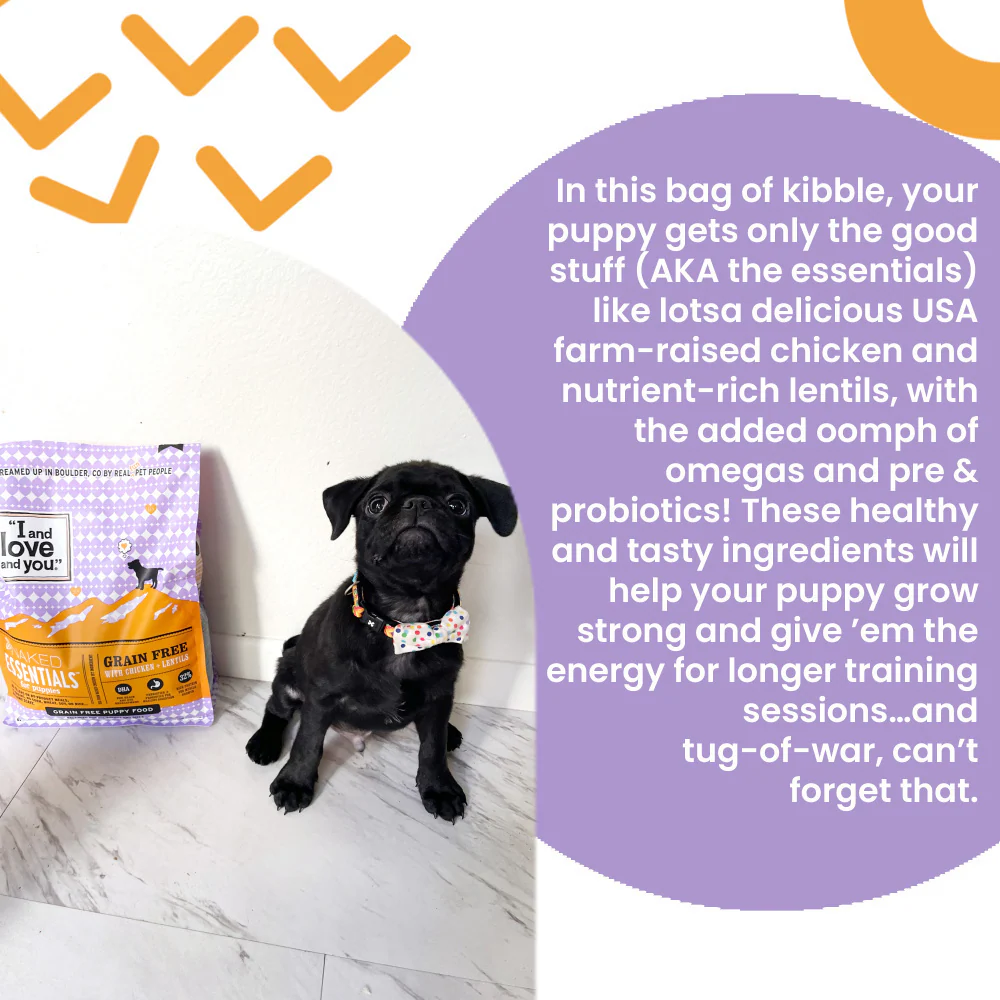 I and Love and You Naked Essentials Grain Free Puppy Recipe Dry Dog Food - Image 3