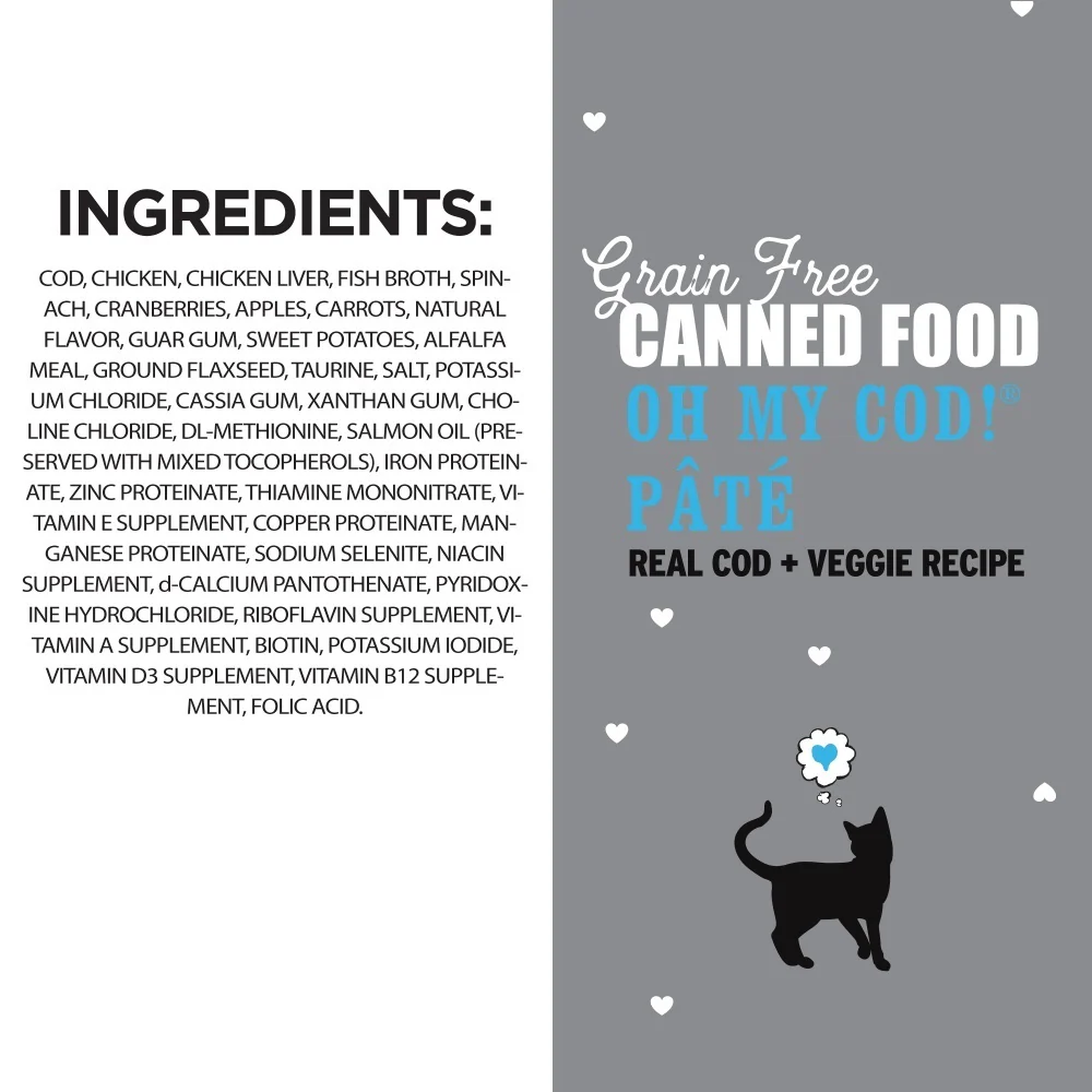 I and Love and You Oh My Cod Pate Grain Free Recipe Canned Cat Food - Image 6