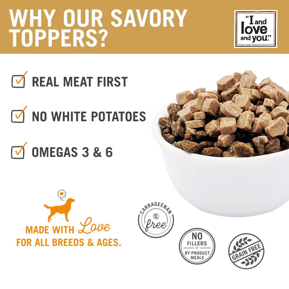 I and Love and You Top That Tummy Chicken Recipe in Gravy Meal Enhancer for Dogs - Image 2