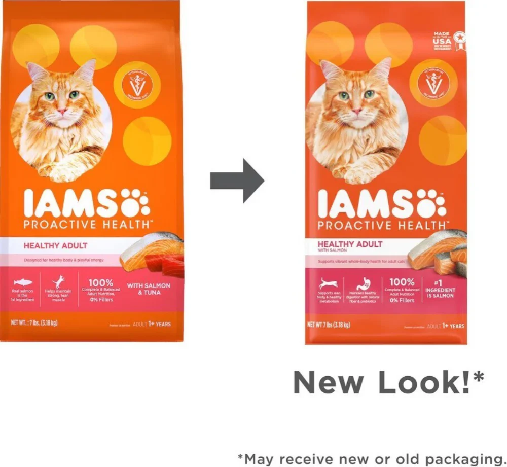 Iams ProActive Health Original with Salmon and Tuna Dry Cat Food - Image 3