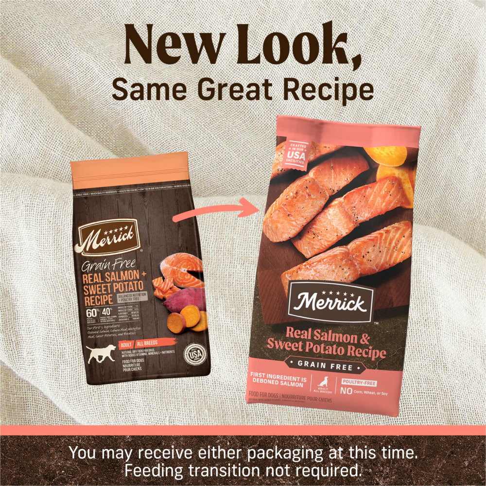 Merrick Premium Grain Free Dry Adult Dog Food Wholesome And Natural Kibble With Real Salmon And Sweet Potato - Image 2