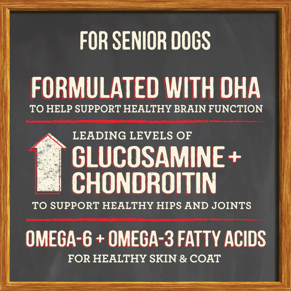 Merrick Senior Dry Dog Food Real Chicken & Sweet Potato Grain Free Dog Food Recipe - Image 6