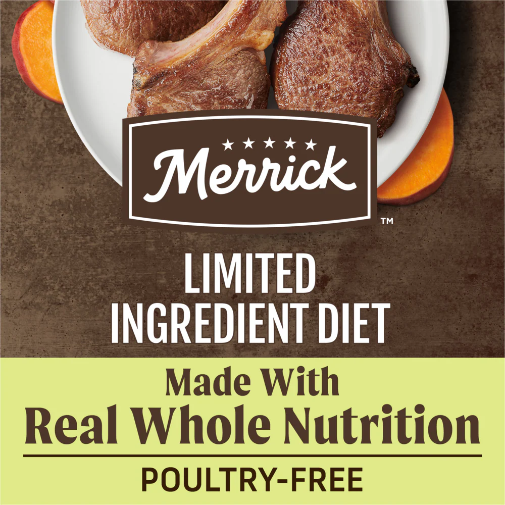 Merrick Limited Ingredient Diet Grain Free Real Lamb & Sweet Potato Recipe Dry Dog Food - Image 2