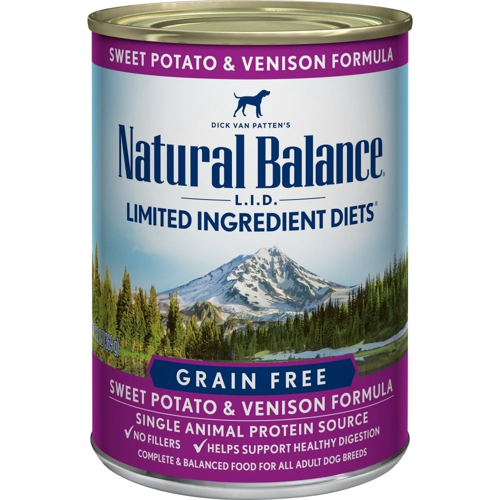 Natural Balance L.I.D. Limited Ingredient Diets Sweet Potato & Venison Canned Dog Food - Image 5