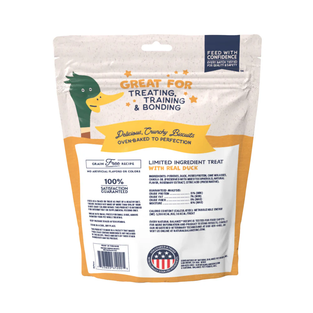 Natural Balance Rewards Crunchy Biscuits With Real Duck Dog Treats - Image 3