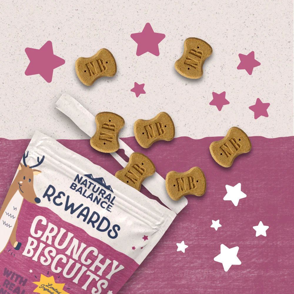 Natural Balance Rewards Crunchy Biscuits With Real Venison Dog Treats - Image 4