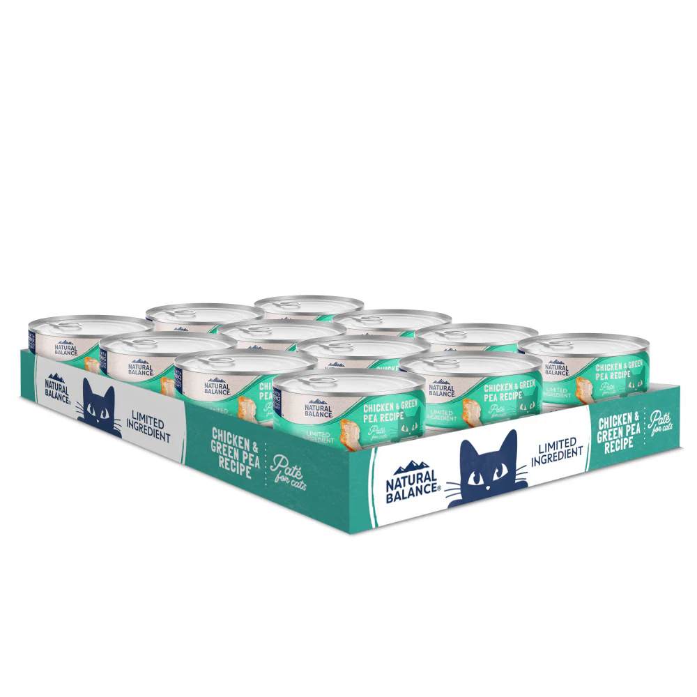 Natural Balance Limited Ingredient Chicken & Green Pea Recipe Canned Wet Cat Food - Image 6