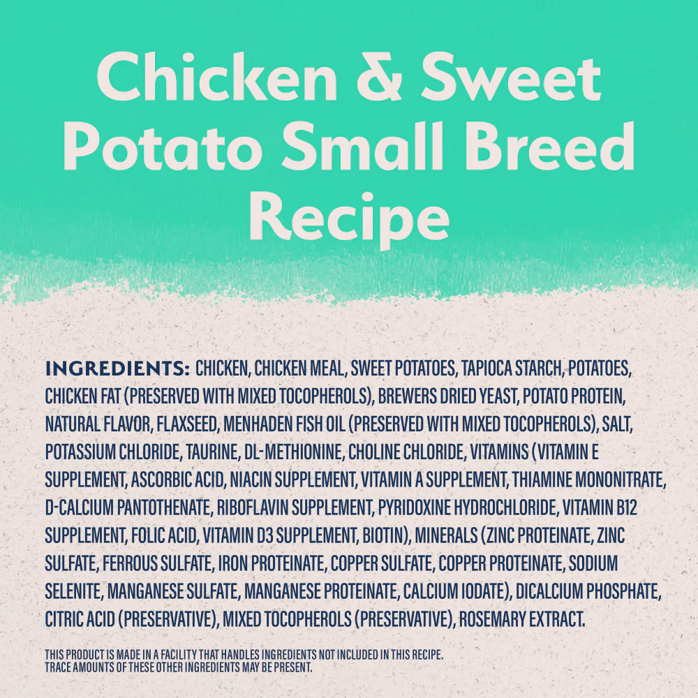Natural Balance Limited Ingredient Grain Free Chicken & Sweet Potato Small Breed Recipe Dry Dog Food - Image 6