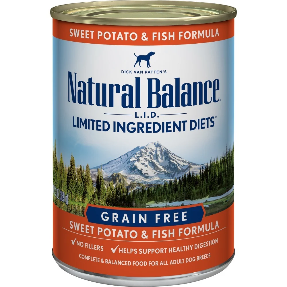 Natural Balance Limited Ingredient Grain Free Sweet Potato & Salmon Recipe Wet Canned Dog Food - Image 5