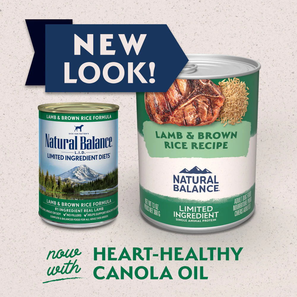 Natural Balance Limited Ingredient Lamb & Brown Rice Recipe Wet Canned Dog Food - Image 4