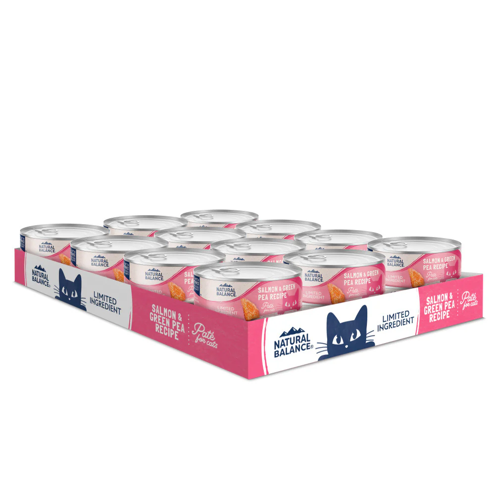 Natural Balance Limited Ingredient Salmon & Green Pea Recipe Canned Wet Cat Food - Image 6