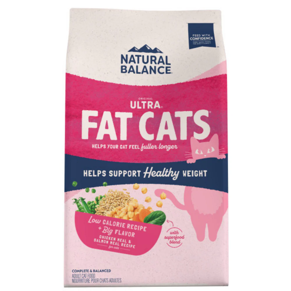Natural Balance Original Ultra Fat Cats Chicken Meal & Salmon Meal Recipe Dry Cat Food - Image 9