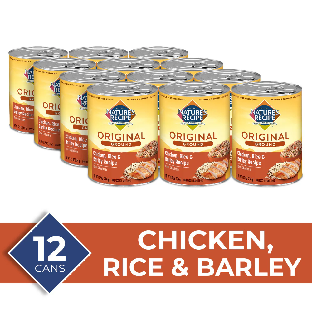 Nature's Recipe Easy to Digest Chicken Rice Barley Homestyle Ground Canned Dog Food - Image 4