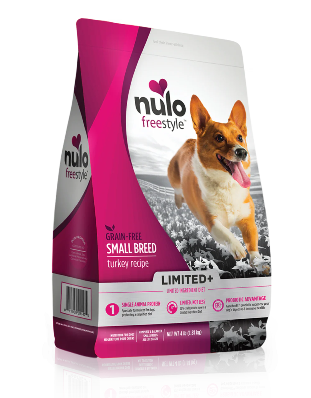Nulo Freestyle Limited+ Sm Breed Dog Grain Free Turkey