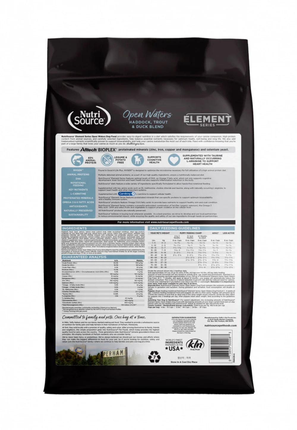 NutriSource Element Series Open Waters Recipe Dry Dog Food - Image 2