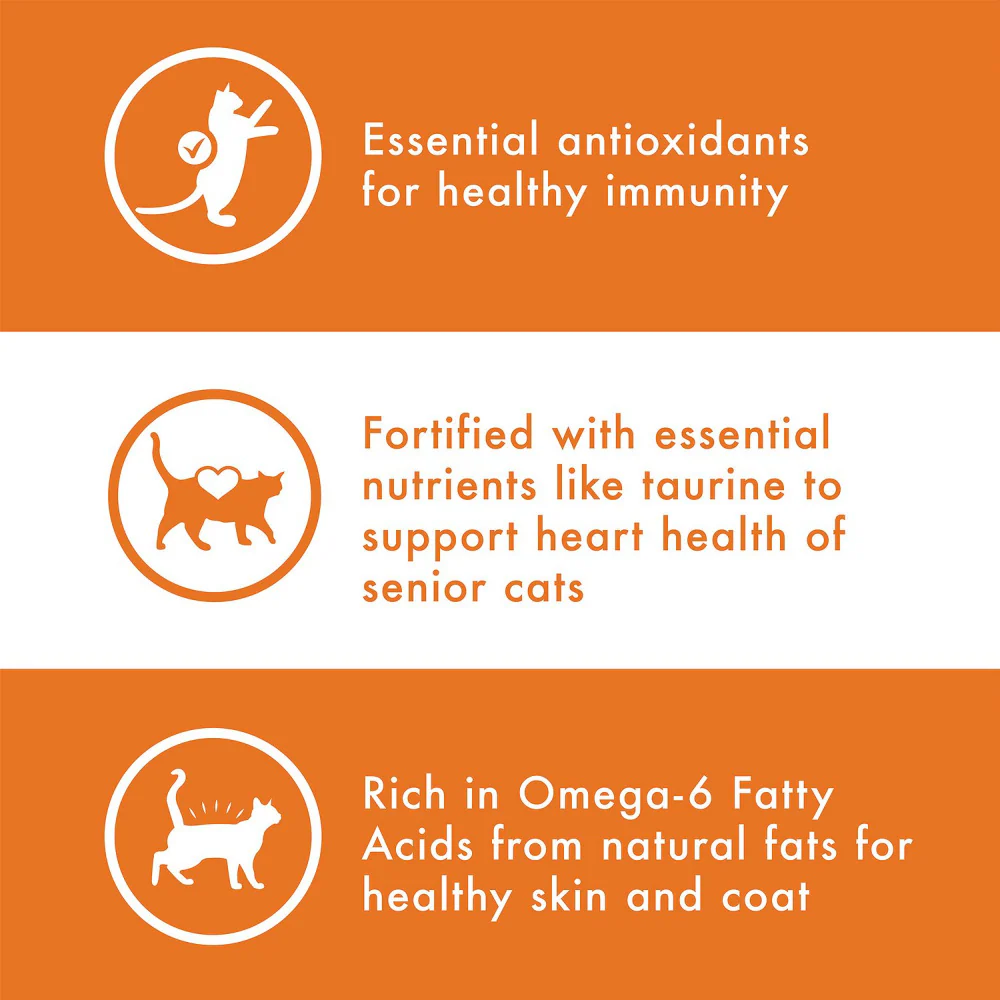 Nutro Wholesome Essentials Senior Cat Chicken and Brown Rice Dry Cat Food - Image 4