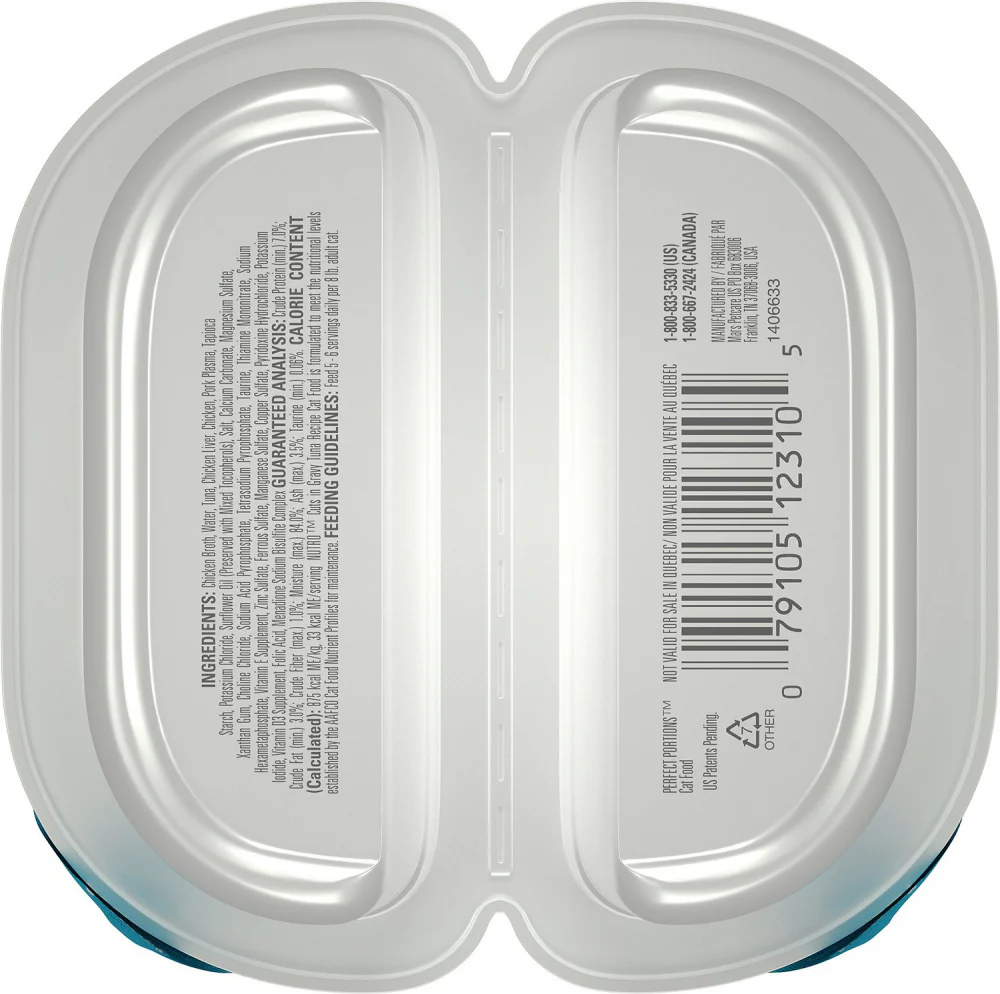 Nutro Perfect Portions Grain Free Cuts In Gravy Real Tuna Recipe Wet Cat Food Trays - Image 2