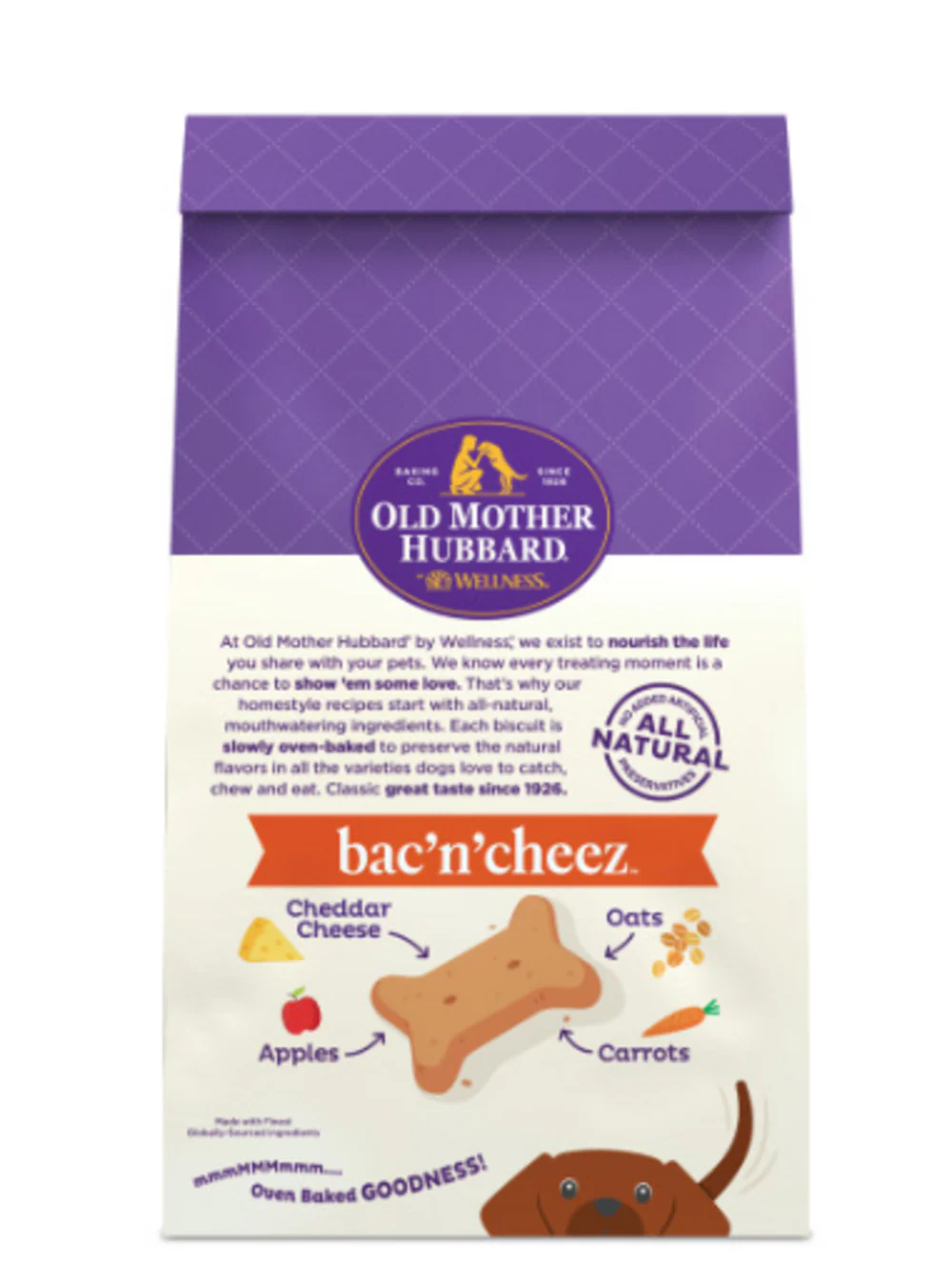 Old Mother Hubbard Crunchy Classic Natural BacNCheez Biscuits Dog Treats - Image 3