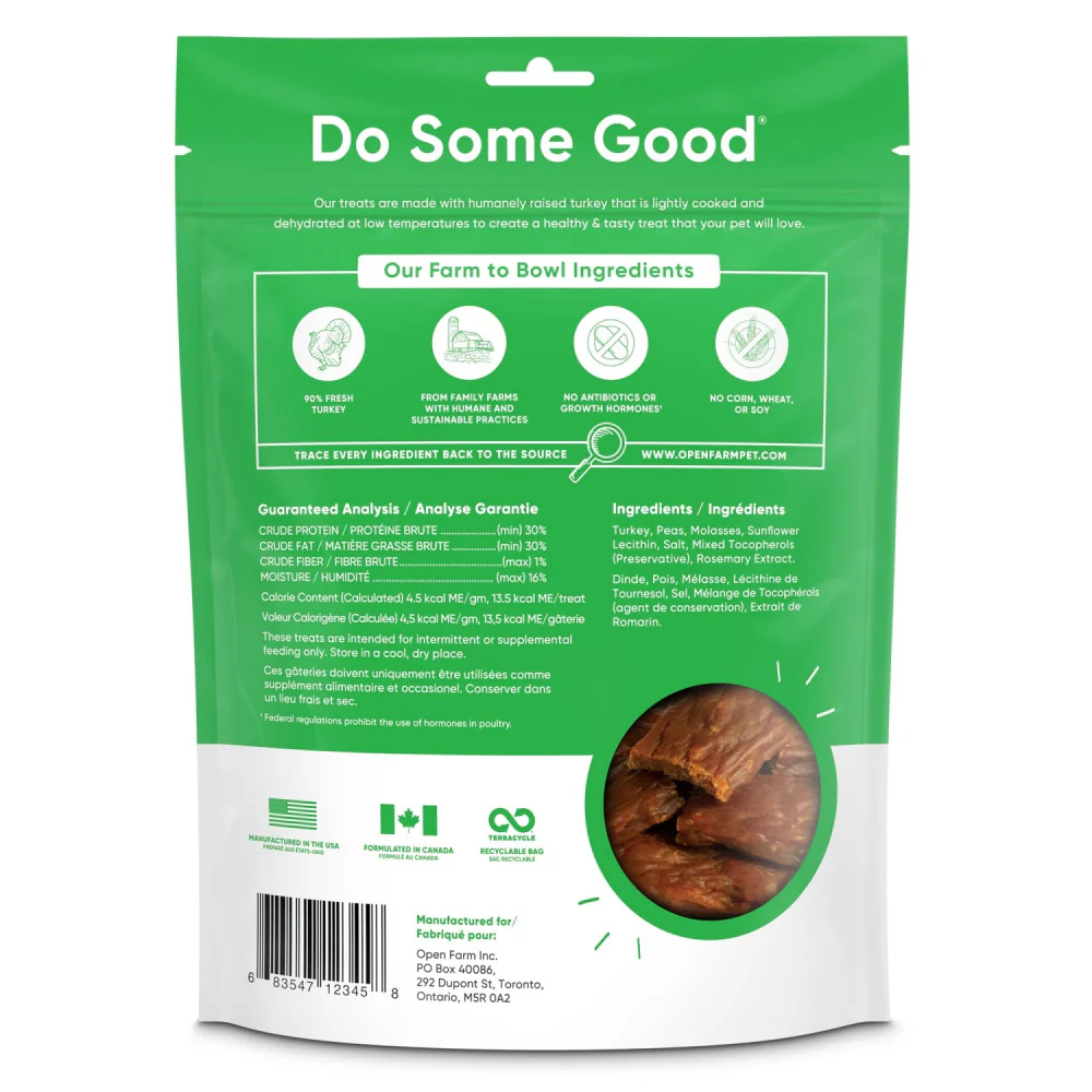 Open Farm Dehydrated Grain Free Turkey Dog Treats - Image 2