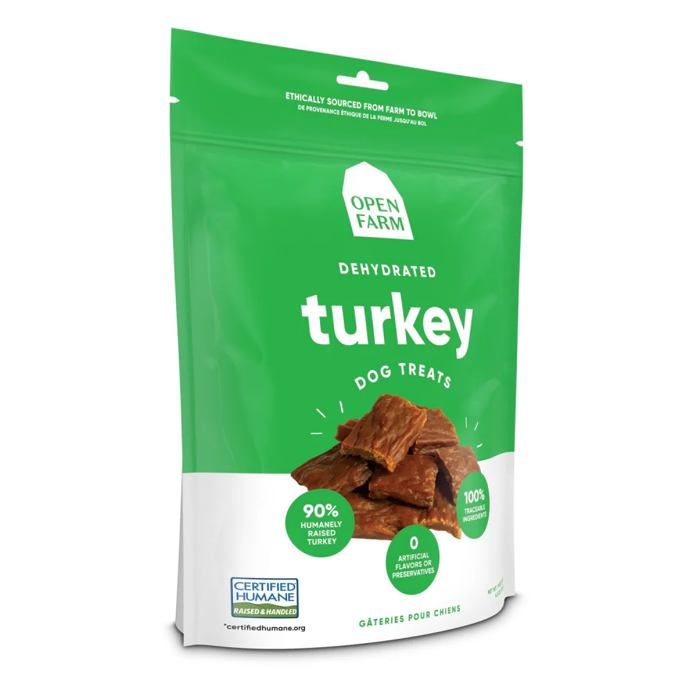 Open Farm Dehydrated Grain Free Turkey Dog Treats - Image 3