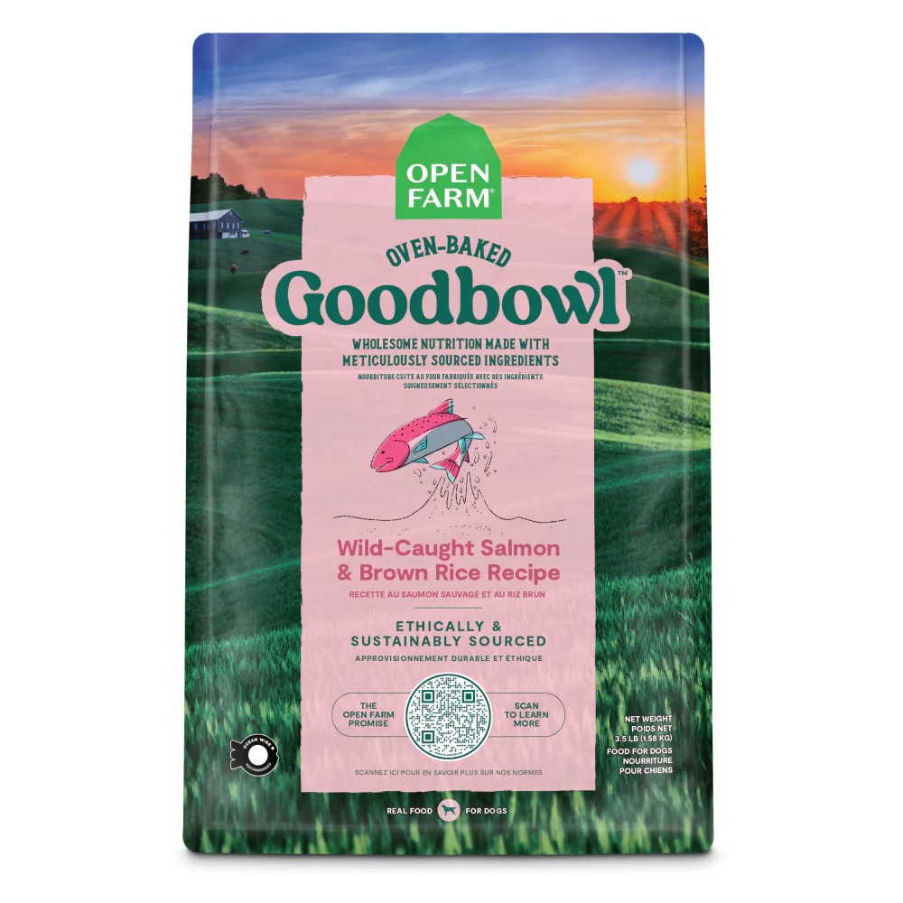 Open Farm GoodBowl Wild-Caught Salmon & Brown Rice Recipe Dry Dog Food - Image 2