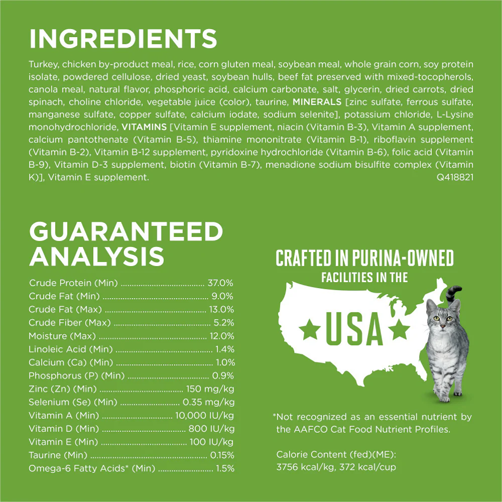 Purina ONE Indoor Advantage Hairball & Healthy Weight Formula Dry Cat Food - Image 6