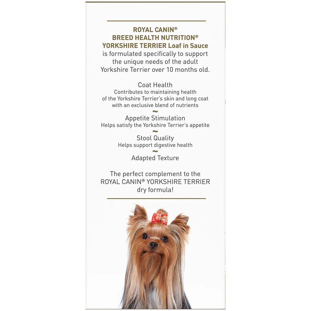 Royal Canin Breed Health Nutrition Yorkshire Terrier Adult Canned Dog Food - Image 2