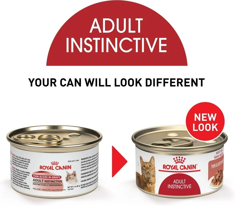 Royal Canin Feline Health Nutrition Adult Instinctive Thin Slices in Gravy Canned Cat Food - Image 2